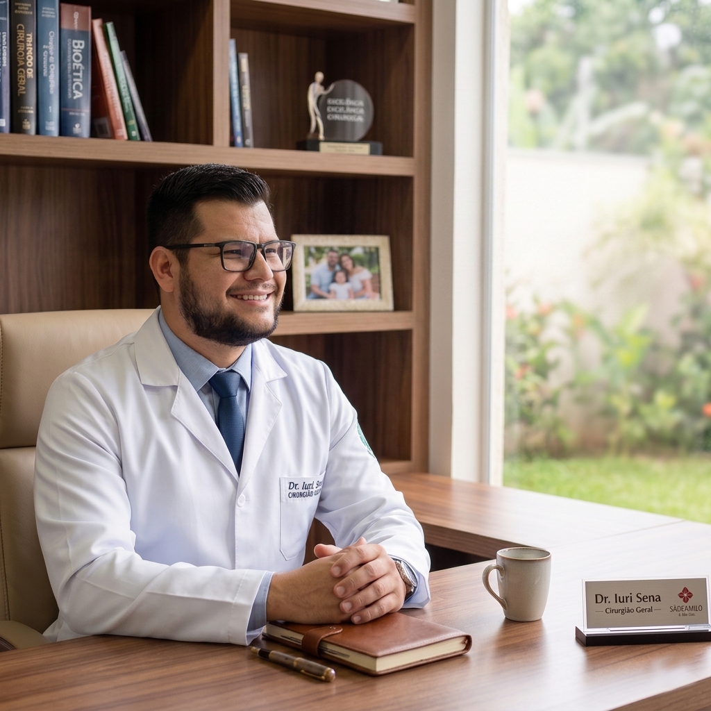 Dr. Iuri Sena em consulta